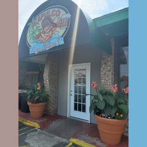storefront entrance at acapulco mexican restaurant
